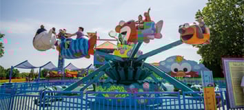 Sesame Place Philadelphia Ride Flyin Fish